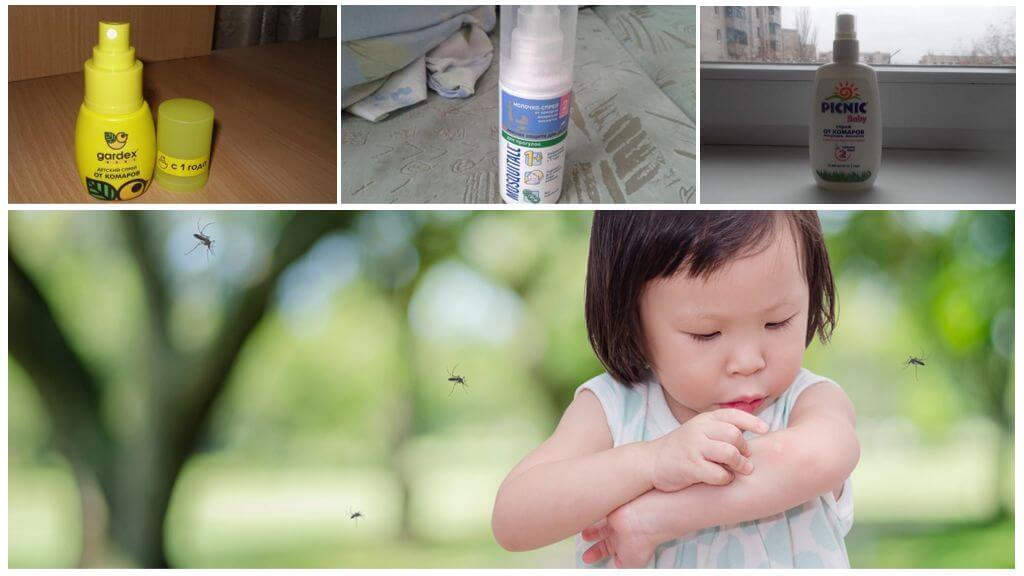 Ang mabisang lamok na repellent para sa mga bata mula sa 1 taon